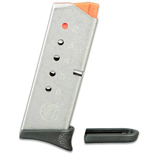 SW MAG BODYGUARD 380 SS 380ACP 6RD 2 BASES  (FF) - Magazines